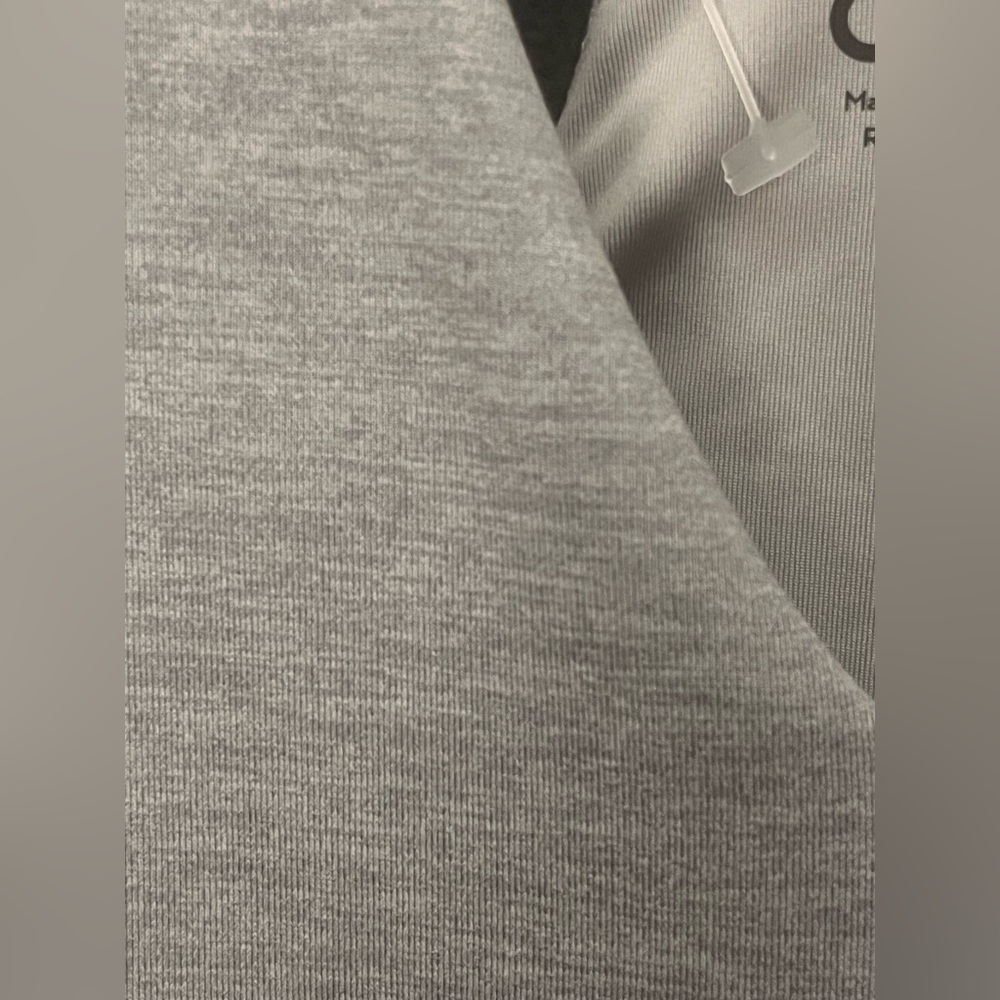 ALO Yoga Light Gray V-Neck Athletic Dress/Romper with shorts underneath. - Picture 3 of 10
